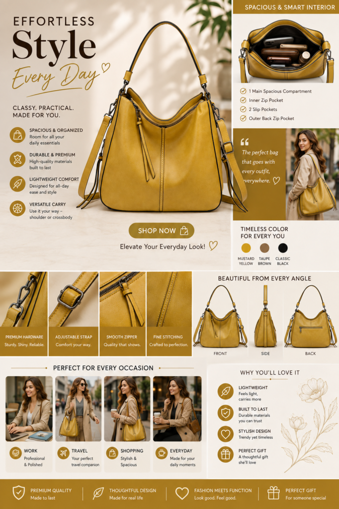 Hobo Crossbody Bag