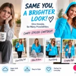 Hanes Womens Slub Knit Full-Zip hoodie