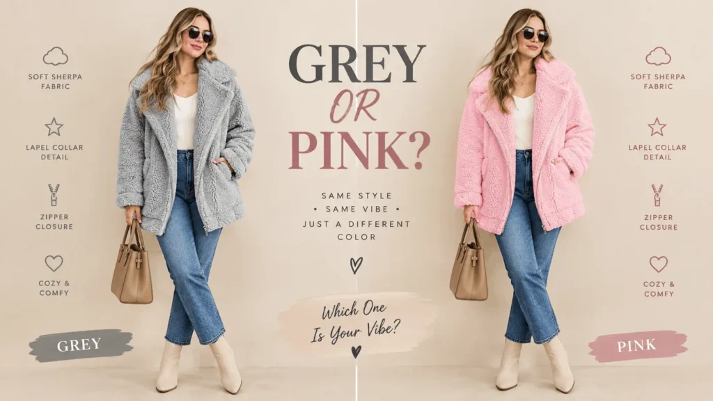 PRETTYGARDEN sherpa jacket