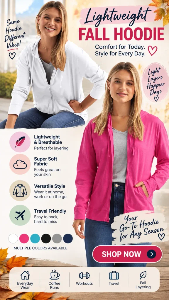 everyday hoodie for women