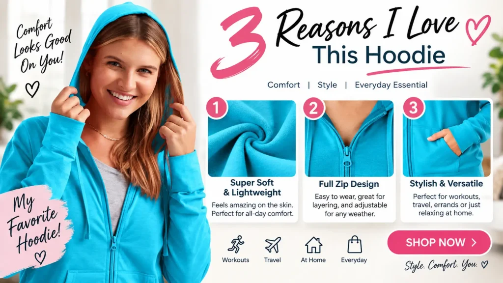 lightweight hoodie for women