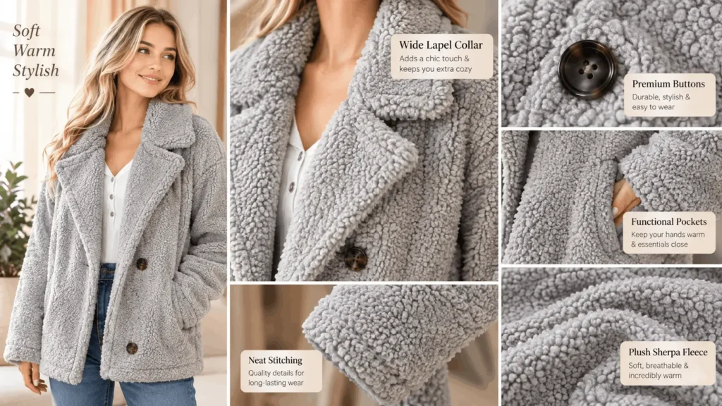 how to style a sherpa jacket