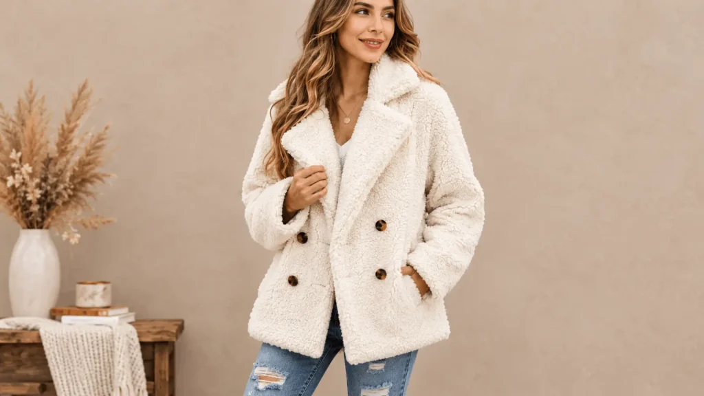 teddy coat for women